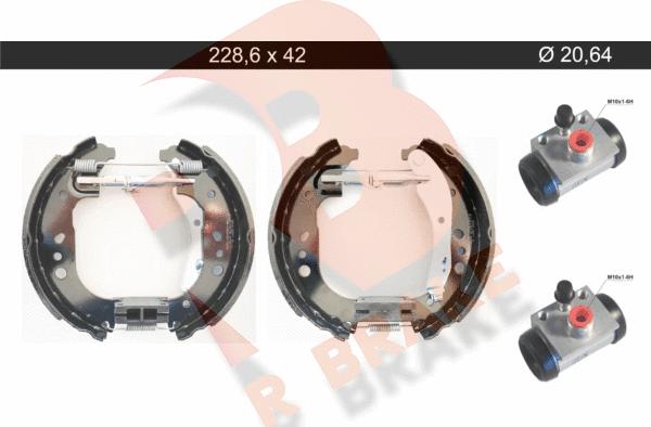 R Brake 79RBKT0108 - Kit ganasce freno autozon.pro