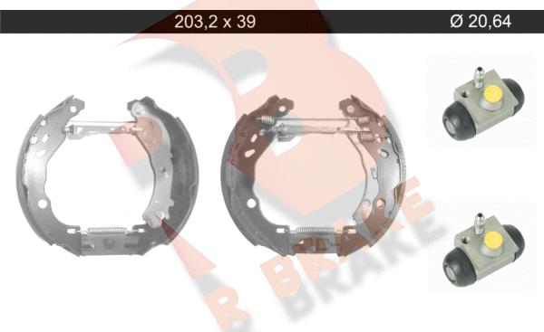 R Brake 79RBKT0116 - Kit ganasce freno autozon.pro