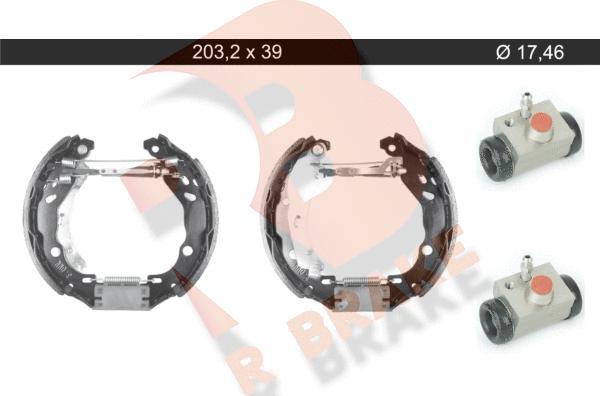 R Brake 79RBKT0137 - Kit ganasce freno autozon.pro