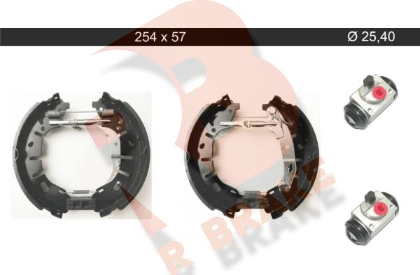 R Brake 79RBKT0125 - Kit ganasce freno autozon.pro