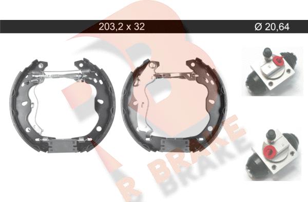 R Brake 79RBKT0121 - Kit ganasce freno autozon.pro