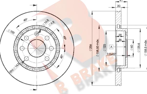 R Brake 78RBD29046 - Discofreno autozon.pro