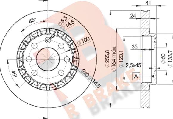 R Brake 78RBD29042 - Discofreno autozon.pro