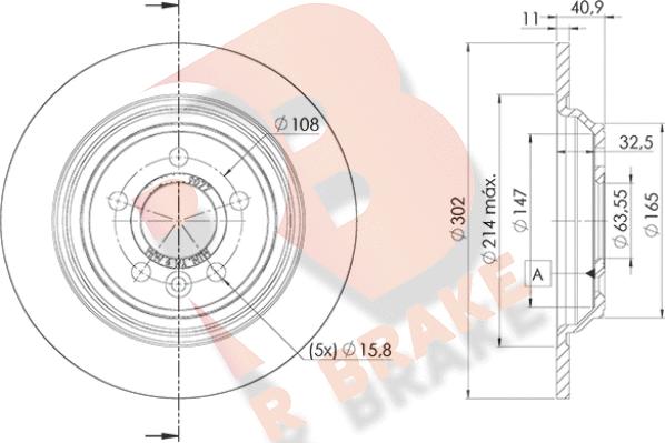 R Brake 78RBD29077 - Discofreno autozon.pro