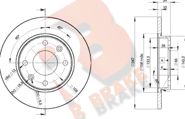 R Brake 78RBD24689 - Discofreno autozon.pro