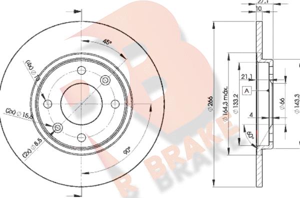 R Brake 78RBD24688 - Discofreno autozon.pro