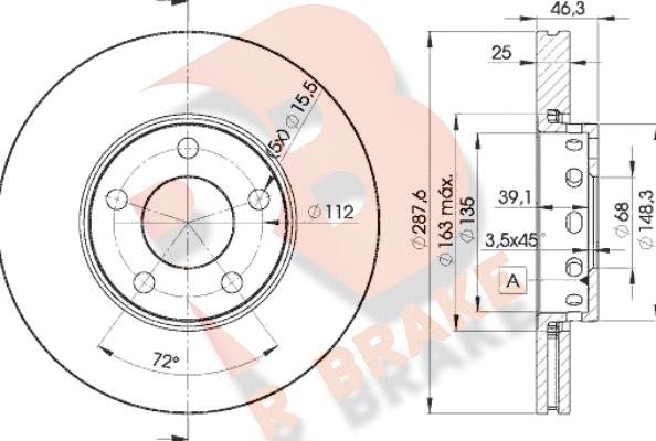 R Brake 78RBD24063 - Discofreno autozon.pro