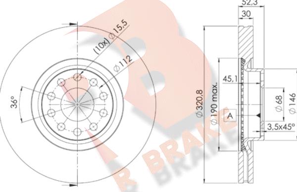 R Brake 78RBD24086 - Discofreno autozon.pro