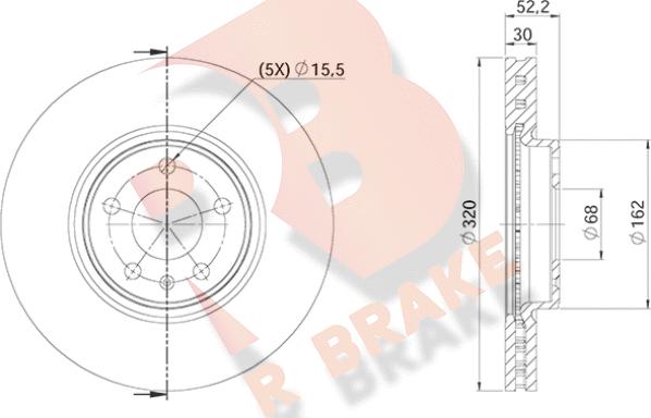 R Brake 78RBD24039 - Discofreno autozon.pro