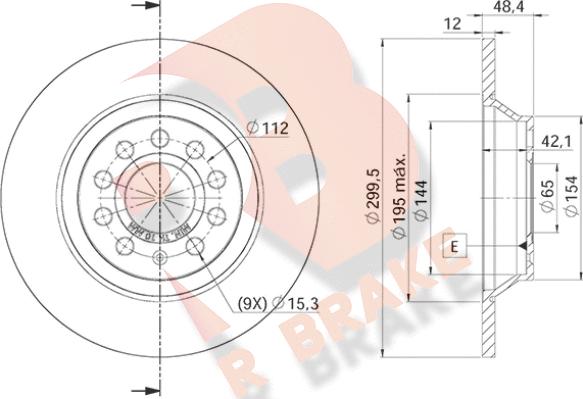 R Brake 78RBD25642 - Discofreno autozon.pro