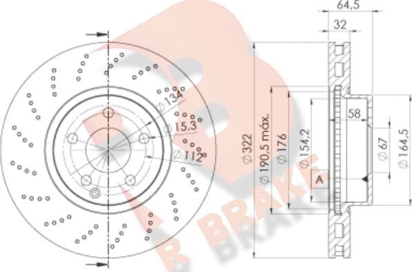 R Brake 78RBD26472 - Discofreno autozon.pro