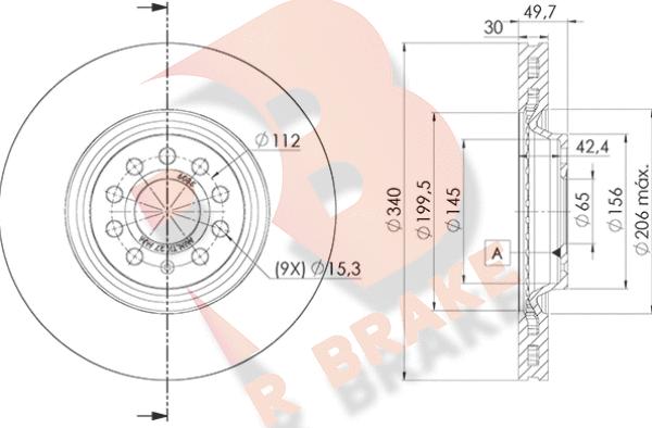 R Brake 78RBD26085 - Discofreno autozon.pro