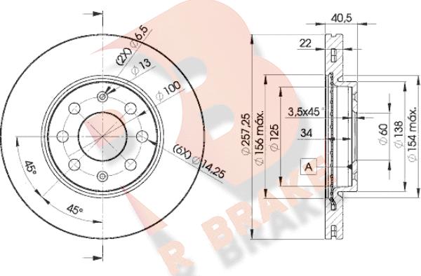 R Brake 78RBD20920 - Discofreno autozon.pro