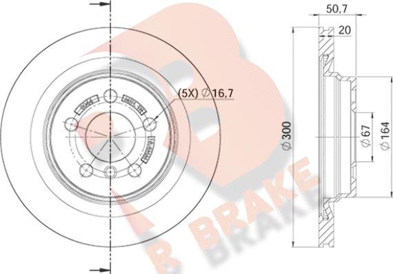 R Brake 78RBD20044 - Discofreno autozon.pro