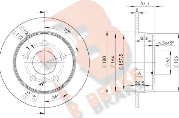 R Brake 78RBD20119 - Discofreno autozon.pro