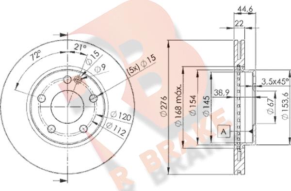 R Brake 78RBD20111 - Discofreno autozon.pro