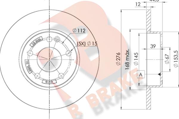 R Brake 78RBD20118 - Discofreno autozon.pro