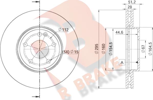 R Brake 78RBD20122 - Discofreno autozon.pro