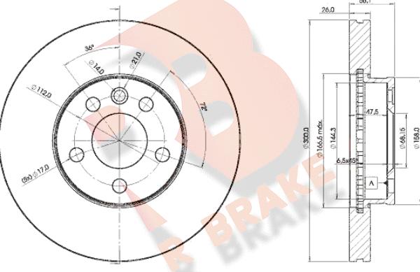 R Brake 78RBD21531 - Discofreno autozon.pro