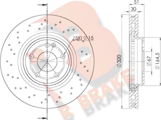 R Brake 78RBD21018 - Discofreno autozon.pro