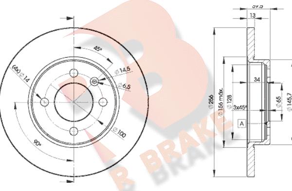 R Brake 78RBD23392 - Discofreno autozon.pro