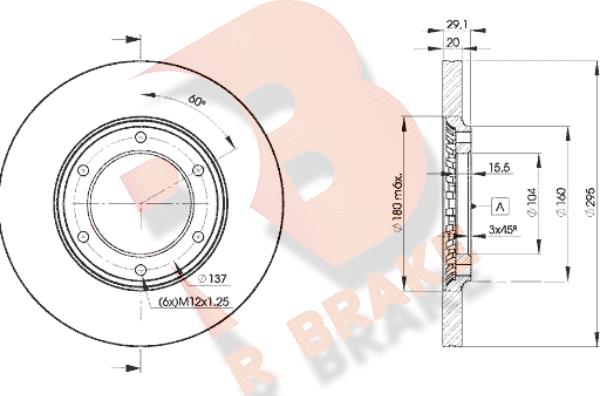 R Brake 78RBD27000 - Discofreno autozon.pro