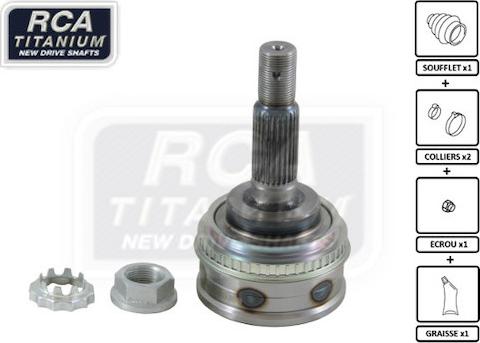 RCA France TO08F2A - Kit giunti, Semiasse autozon.pro