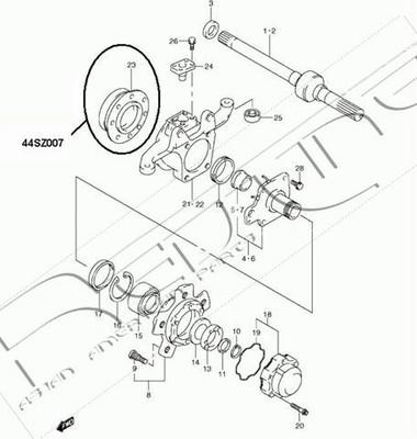 Red Line 44SZ007 - Kit riparazione, Fuso a snodo autozon.pro