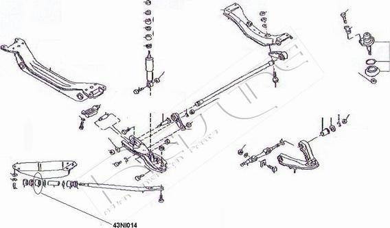 Red Line 43NI014 - Manicotto, Supporto braccio trasversale autozon.pro