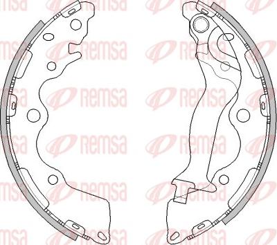 Remsa 4492.00 - Ganascia freno autozon.pro