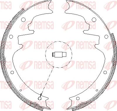 Remsa 4423.00 - Ganascia freno autozon.pro