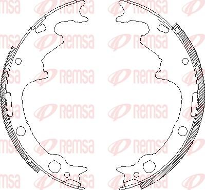 Remsa 4511.00 - Ganascia freno autozon.pro