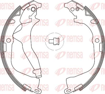 Remsa 4648.00 - Ganascia freno autozon.pro