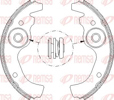 Remsa 4611.00 - Ganascia freno autozon.pro