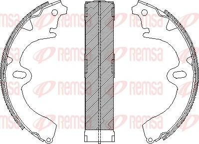 Remsa 4097.00 - Ganascia freno autozon.pro