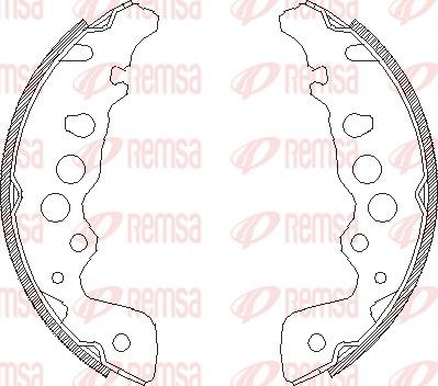 Remsa 4049.00 - Ganascia freno autozon.pro