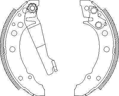 RIDER RD.2638.GS8166 - Kit ganasce freno autozon.pro