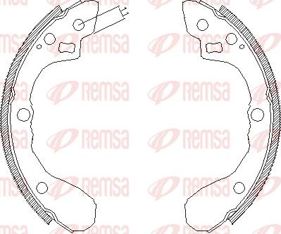 Remsa 4060.00 - Ganascia freno autozon.pro