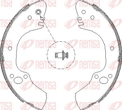 Remsa 4068.00 - Ganascia freno autozon.pro