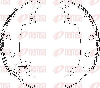 Remsa 4017.06 - Ganascia freno autozon.pro