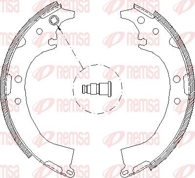 Remsa 4085.00 - Ganascia freno autozon.pro