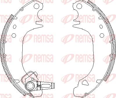 Remsa 4075.00 - Ganascia freno autozon.pro