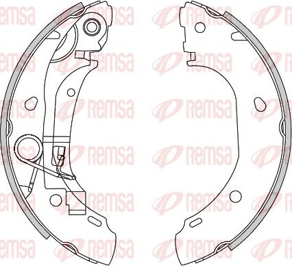 Remsa 4163.00 - Ganascia freno autozon.pro