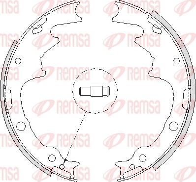 Remsa 4188.01 - Ganascia freno autozon.pro