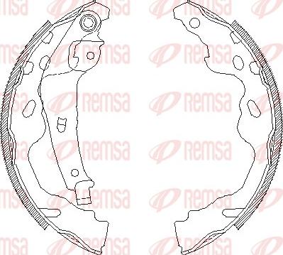 Remsa 4187.00 - Ganascia freno autozon.pro