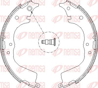 Remsa 4134.00 - Ganascia freno autozon.pro