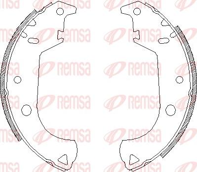 Remsa 4125.00 - Ganascia freno autozon.pro