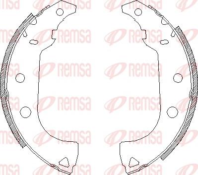 Remsa 4176.00 - Ganascia freno autozon.pro