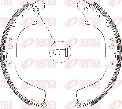 Remsa 4172.00 - Ganascia freno autozon.pro