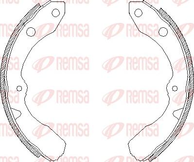 Remsa 4359.00 - Ganascia freno autozon.pro